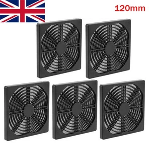 5X Dustproof 120mm Case Fan Dust Filter Guard Grill Protector Cover PC Compute - Picture 1 of 7
