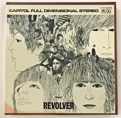 RARE The Beatles  Revolver    Reel Tape 3-3/4ips Excellent NM Foto 1 de 3