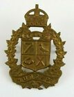 Ww2 Canadian Armed Forces Steady On 7Th Hussars Cap Badge - 2 Lug To Rear
