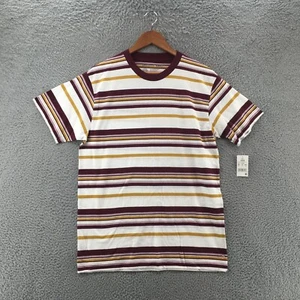 Weekend Soul Tee Tshirt Mens XS Multicolor Striped Short Sleeve Crew Neck NEW - Picture 1 of 10