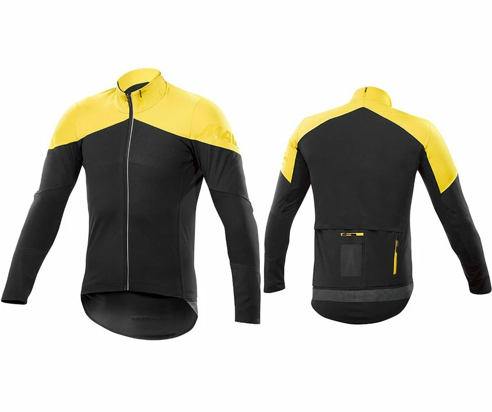 Chaqueta de ciclismo Mavic Cosmic Pro Softshell - negra-amarilla Mavic Foto 1 de 1