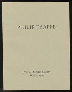 1997 PHILIP TAAFFE Exhibit Catalog, Mario Diacono Gallery, Limited Edition - Bild 1 von 2