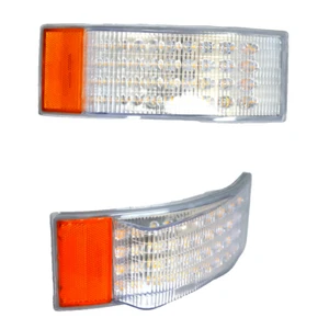 2pcs Truck Front LED Turn Signals Indicators for Volvo FH12 FH16 24V FM10 L=R - Picture 1 of 7