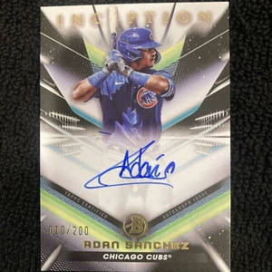 2023 Bowman Inception Adan Sanchez Prospect Auto Autograph #90/200 Cubs - Picture 1 of 4