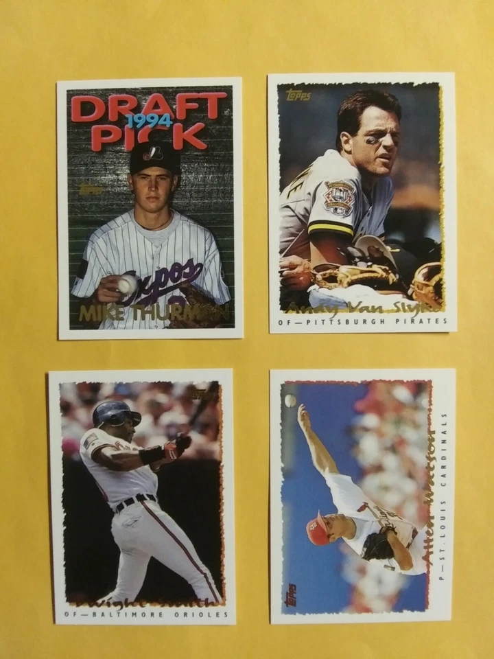 1995 Topps Base Singles #251-500 - You Pick - Save 40% on 4+ Complete Your Set! - Image 1 of 1