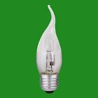 10X 28W (=40W) Dimmable Halogen Bent Tip Clear Candle Light Bulbs Es E27 Lamps