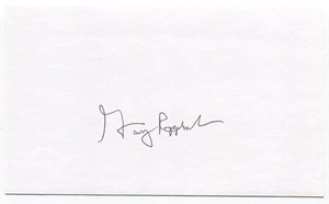 Garry Roggenburk Signed 3x5 Index Card Autographed MLB Baseball Seattle Pilots - Picture 1 of 2