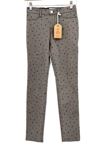 Legging de Jean Abercrombie Niños Niña Gris Negro Estampado de Estrellas Talla 13/14 Nuevo con Etiquetas - Imagen 1 de 18