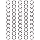 50Pcs Metal Rings 20x3mm Iron Electroplated Wide Application O Rings(Gray) DXS