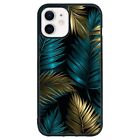 For iPhone 5 5S SE 6S 7S 8 Plus XS XR Aluminum Case shade of a palm leaf