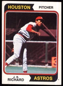 1974 Topps J.R. Richard Houston Astros #522 - Imagen 1 de 2