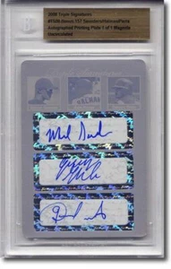 Michael SAUNDERS * Greg Halman * PARRA Autograph Rookie Auto Plate BGS 1/1 - Picture 1 of 1