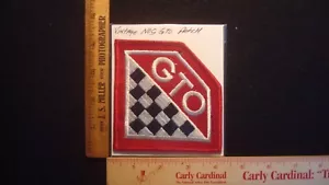 Vintage - GTO Racing - Patch Pubblicità Antica - Da Collezione - Foto 1 di 4