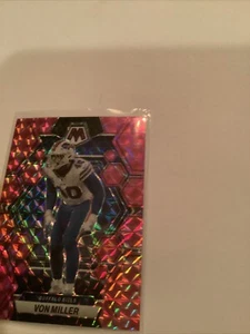 Von Miller 2023 Panini Mosaic #24 Red Mosaic Prizm Buffalo Bills - Picture 1 of 2