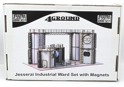 4Ground M28S-JES-S3 Jesserai Industrial Ward Set with Magnets (28mm Sci-Fi)  - Image 1 of 4