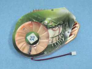 New MSI NX6600GT-VTD128 VGA Graphics Card Cooler Cooling Fan Heatsink 2Pin F02 - Picture 1 of 3