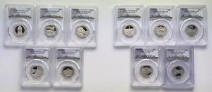 2010 & 2011 S 10 Coin CLAD PCGS 70 DCAM Proof National Park Quarter Set - Picture 1 of 4