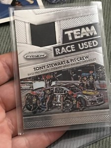 Tony Stewart 2016 Prizm Patch Team Used Race Used