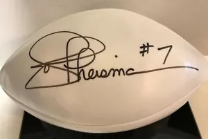 Joe Theismann Notre Dame signed Wilson football i#7 Auto JSA COA ncaa hof - Picture 1 of 5