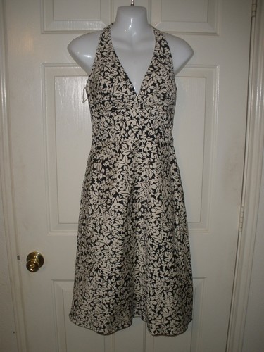 VETEMENTS #971 Abito Misses 0 Nuovo con etichette Casa Bianca Mercato Nero Halter Sundress MRSP $118