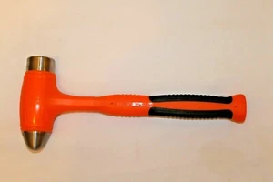 Snap On Ball Peen Dead Blow Hammer 32 oz. Orange Soft Grip Handle HBBD32 New - Picture 1 of 7