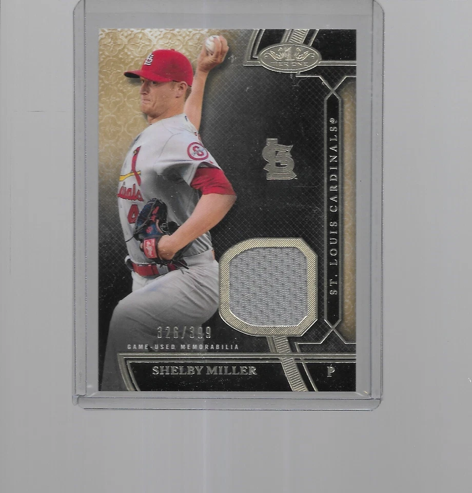 2015 TOPPS TIER ONE BASEBALL SHELBY MILLER RELIC #TSR-SM (326/399) - Image 1 of 1
