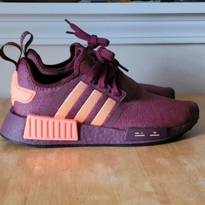 adidas Women's NMD_R1 Shoes, Shadow Red Beam Orange, Size 7.5 - Image 1 of 4