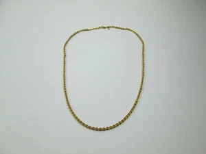 Vintage Monet Necklace Gold Tone Link Chain ~26 1/2" Length ~30MM Thickness - Picture 1 of 5
