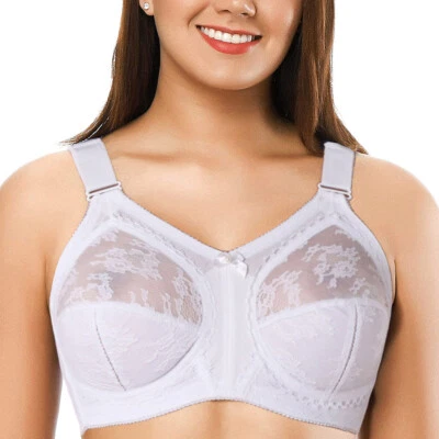 Big Size, Firm support, Non wired, Lace, Non Padded, Full Cup Bra, Minimiser Bra