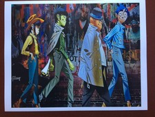 GORILLAZ..2D-MURDOC-RUSSEL-NOODLE RARE MINT MINI-POSTER NEW ART 8 1/2"X 11"   