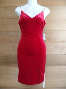 DE COLECCIÓN B. VESTIDO INTELIGENTE DE TERCIOPELO ROJO ESPAGUETI PEQUEÑO GÓTICO, PUNK, EMO,Y2K, GRUNGE - Imagen 1 de 10