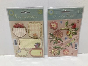 Lot of 2 New with Tags  K&Company Brenda Walton Grand Adhesions - Picture 1 of 6