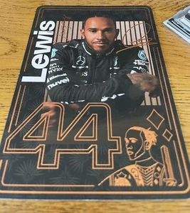 Lewis Hamilton Vegas Driver Card *Rare* - Picture 1 of 3