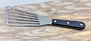 Due Buoi Spatula 12" Professional Flexible Slotted 3"x7" Blade Italy RARE! - Picture 1 of 10