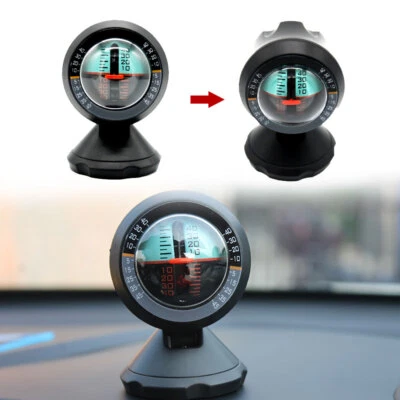 1X Car Safety Balancer Angle Tilt Indicator Level Inclinometer Slope Gauge Meter - Image 1 of 4