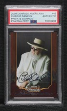 2009 Donruss Americana Charlie Daniels #46 PSA Authentic 0x1m