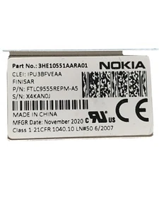 3HE10551AA QSFP28 100GBASE-IPU3BFVEAA FTLC9555REPM-A5 NOKIA TRANSCEIVER - Picture 1 of 9