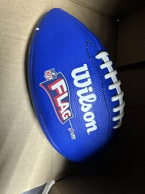 WILSON Official NFL Flag Play Football Pee Wee Size Football New Ages 9 Under Charity