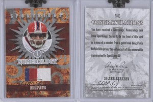 2009 Sportkings Series C Numerology Silver /9 Doug Flutie #N-02