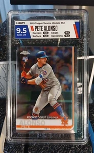 2019 Topps Chrome Update Pete Alonso Rookie 9.5 Gem Mint Baseball Card - Picture 1 of 2