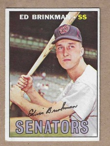 Topps 311 Ed Brinkman Great Color Very Nice Card