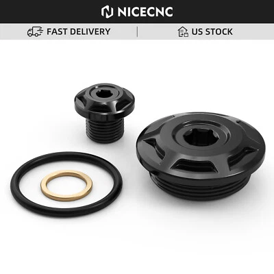 Tapones de distribución del motor NICECNC enchufe del cigüeñal para Suzuki DR650SE DR650S 1996-2025 Foto 1 de 4