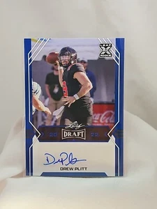 2022 Leaf Draft - Autógrafos Azul #BA-DP1 Drew Plitt (AU, RC) - Imagen 1 de 4