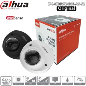 Dahua 4MP IPC-HDBW2431F-AS-S2 IR Mini Dome Network Mic POE Camera Starlight WDR - Picture 1 of 17