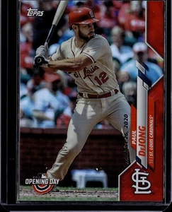 2020 Topps Opening Day PAUL DEJONGE Red Foil #139 - Picture 1 of 2