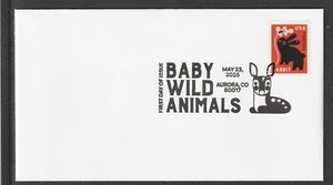 US 6010 Baby Wild Animals Rabbit BWP FDC 2025 - Picture 1 of 1