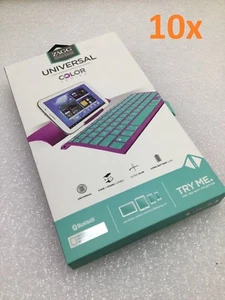 Lot of 10 - NEW ZAGG Universal Bluetooth Keyboard Case for Apple Samsung & More  - Picture 1 of 3
