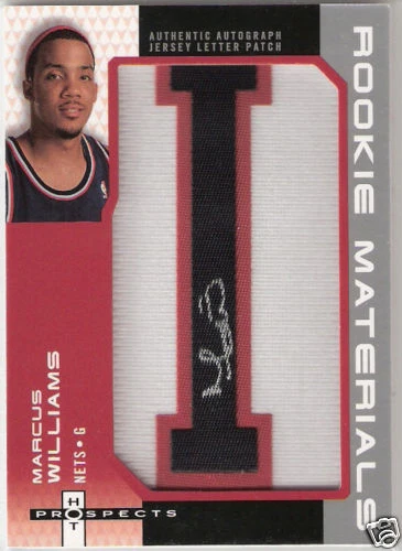 06-07 FLEER - MARCUS WILLIAMS - ROOKIE LETTERMAN AUTOGRAPH - Image 1 of 1