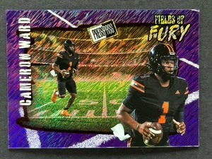 CAMERON WARD 2024 Leaf Collective Fields of Fury Purple Shimmer RC 7/8 TITANS - Picture 1 of 4