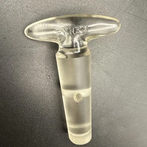 Vintage Corning Pyrex Glass Taper Stopper (cockstop plug) Used as Wine Stopper! - Picture 1 of 9